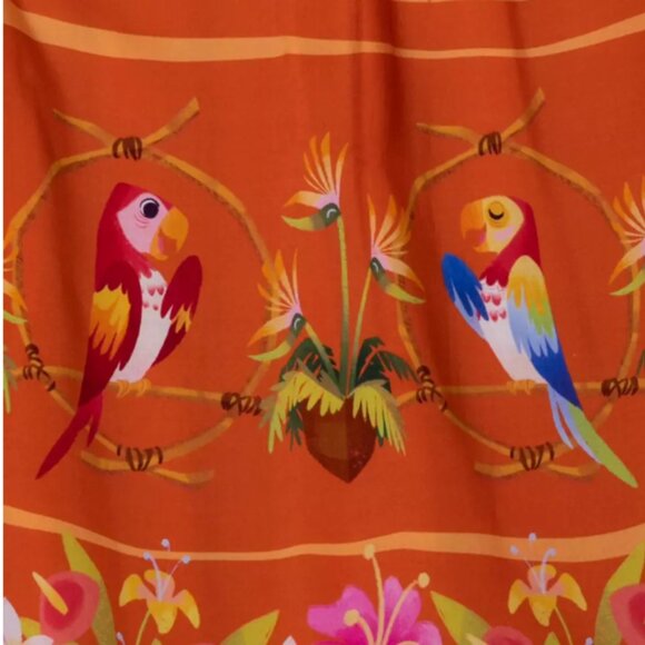 Disney The Dress Shop - Enchanted Tiki Room Midi Dress - Orange - Picture 7 of 8